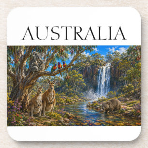 Wombat Kangaroo Waterfall Coaster