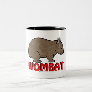 Wombat Logo Two-Tone Coffee Mug