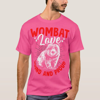 Wombat Love Australian Animals Owner Vombatus T-Shirt