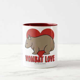 Wombat Love Two-Tone Coffee Mug