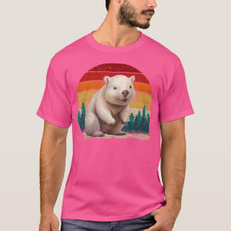 Wombat Lover Distressed Wombat T-Shirt
