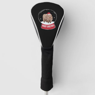 Wombat Merry Christmas Snowball Golf Head Cover