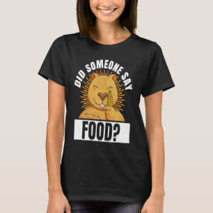 Wombat Needs Food Quote Cute Rodent Animal T-Shirt