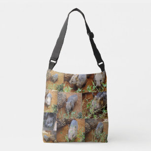 Wombat Photo Collage, Crossbody Bag