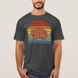 Wombat Retro Vintage T-Shirt