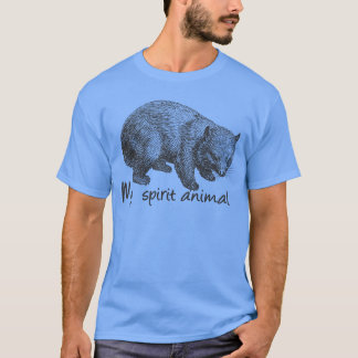Wombat Spirit Animal retro T-Shirt