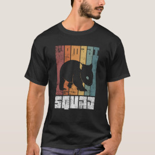 Wombat Squad Cute Australian Wildlife Rodent Anima T-Shirt