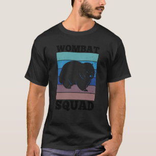 Wombat Squad Wildlife Animals Rodet Nature T-Shirt
