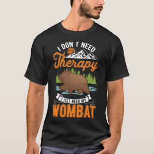 Wombat Therapy Australian Wombat T-Shirt