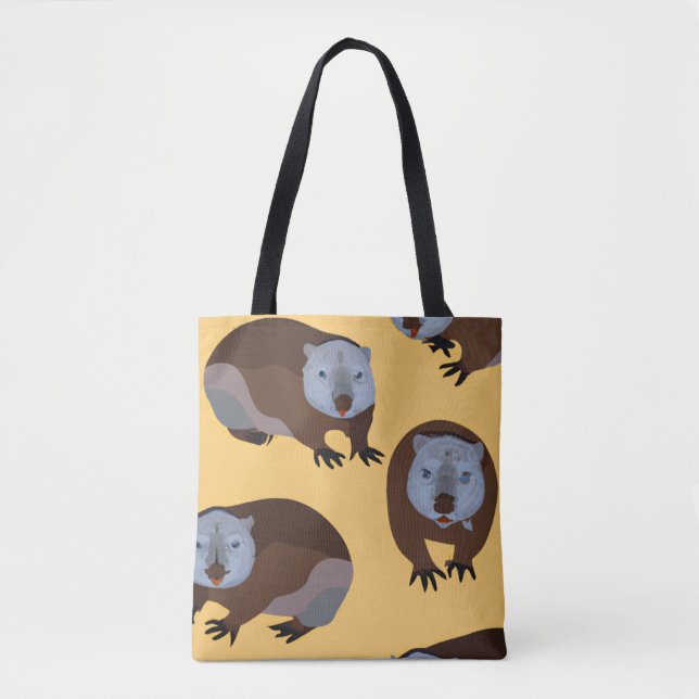 Wombat Tote Bag (Front)