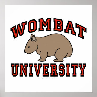 Wombat University Poster