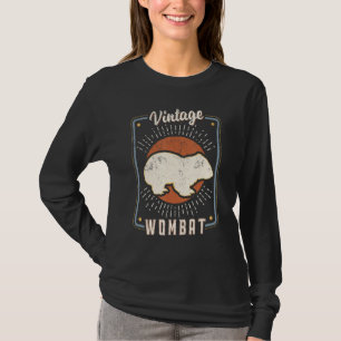 Wombat Vintage Retro Classic Animal Love 1 T-Shirt