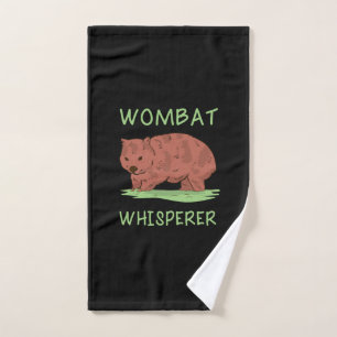 Wombat Whisperer  Hand Towel