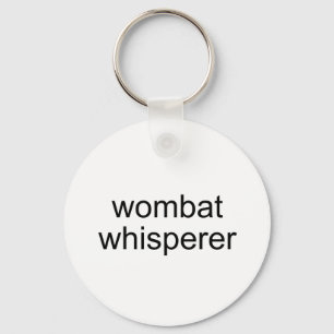 wombat whisperer key ring