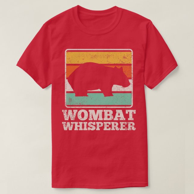 Wombat Wombat Whisperer T-Shirt (Design Front)