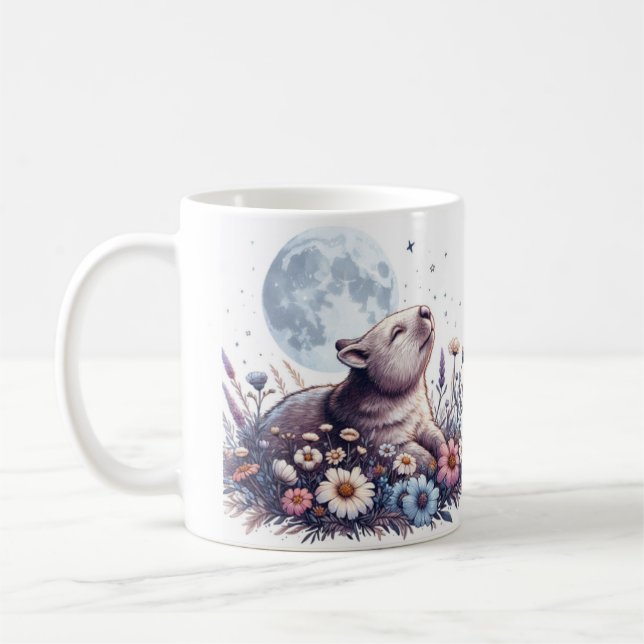 Wombat Wonderland Mug” Coffee Mug (Left)
