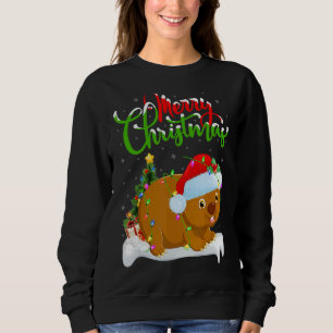 Wombat   Xmas Decorations Santa Wombat Christmas Sweatshirt