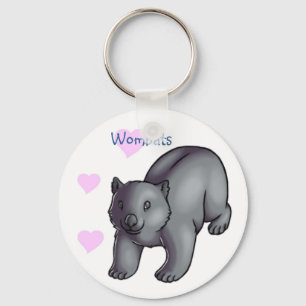 Wombats Key Ring