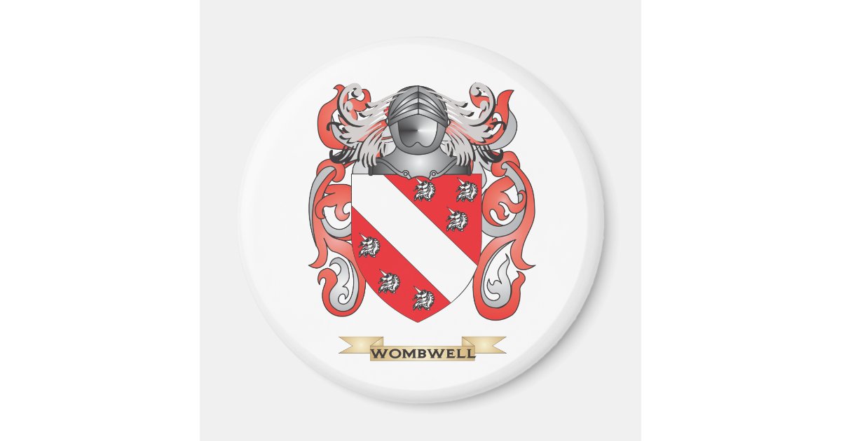 Wombwell Family Crest (Coat of Arms) Zazzle