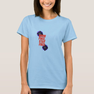 Women 4th of July Patriotic T-Shirt USA Flag
