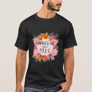 Women 95 Years Old Fabulous Since 1928 Happy 95Th T-Shirt