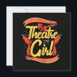 Women Actress Girl Musical Broadway Actress Acter Thank You Card<br><div class="desc">Women Actress Girl Musical Broadway Actress Acter</div>
