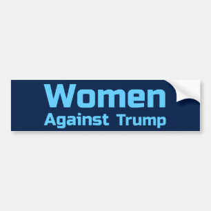 Women Against Trump Bumper Sticker
