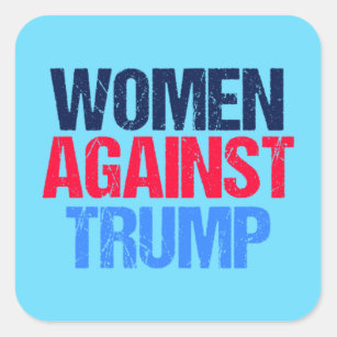 Women Against Trump Square Sticker