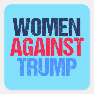 Women Against Trump Square Sticker