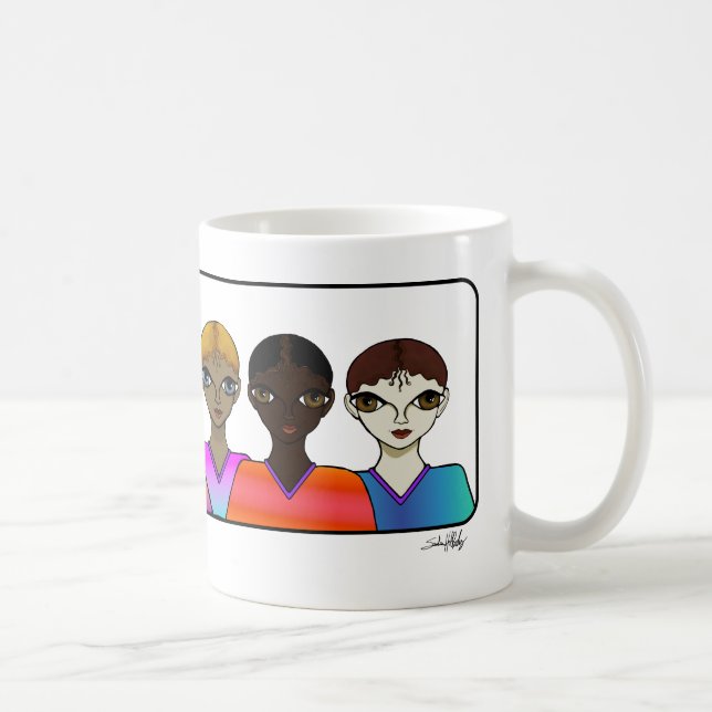 Women Aligned . Mug (Right)