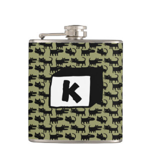 Women and Cats Will Do As They Please Flask