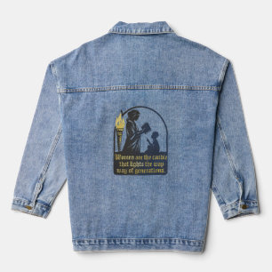 Women and Generational Building Denim Jacket
