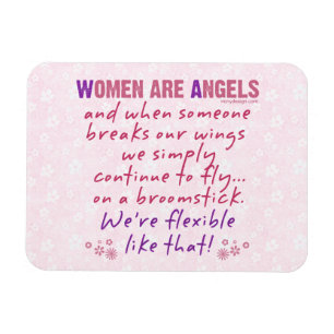 Women are Angels Magnet