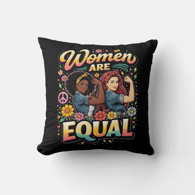 Women Are Equal Cushion (Front)