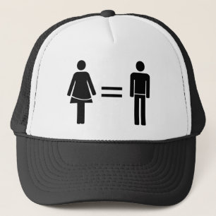 Women Are Equal To Men Feminist Trucker Hat