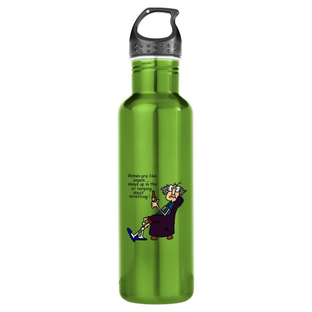 Women Are Like Angels 710 Ml Water Bottle (Front)