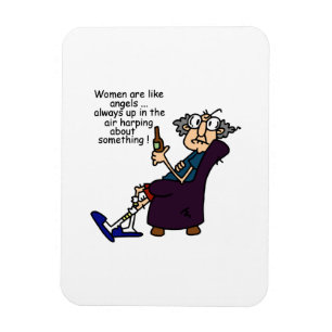 Women Are Like Angels Magnet