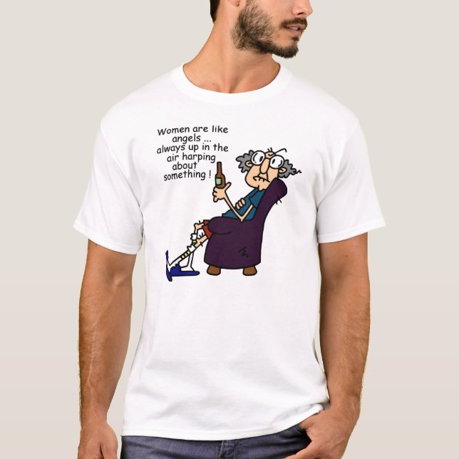 Women Are Like Angels T-Shirt (Front)