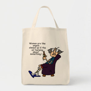 Women Are Like Angels Tote Bag