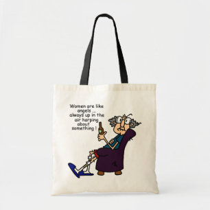 Women Are Like Angels Tote Bag