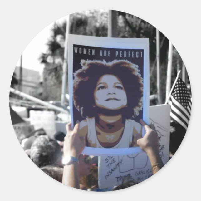 women are perfect stickers (Front)