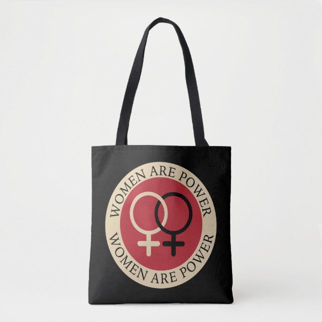 Women Are Power, International Women's Day Tote Bag (Front)