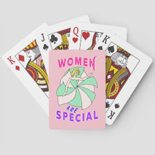 Women Are Special Feminism Playing Cards