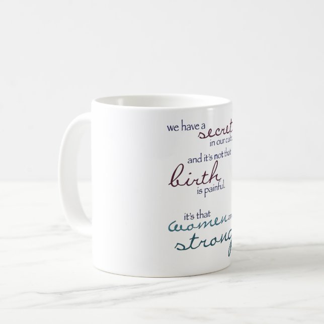 women are strong mug (Front Left)