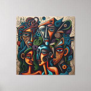 Women art gallery canvas print