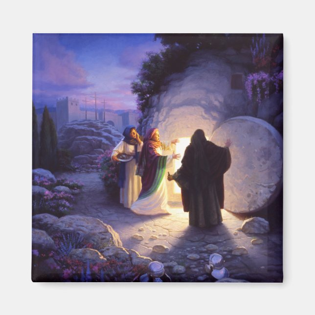 Women at the Empty Tomb Fridge Magnet (Front)