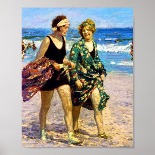 Women at the Sea Edward Henry Potthast Poster