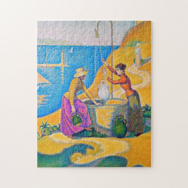 Women at the Well, Signac Jigsaw Puzzle (Vertical)