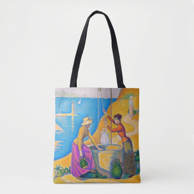 Women at the Well, Signac Tote Bag (Front)