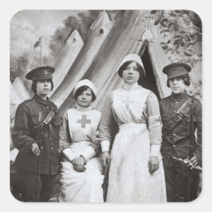 Women at War, 1914-18 Square Sticker